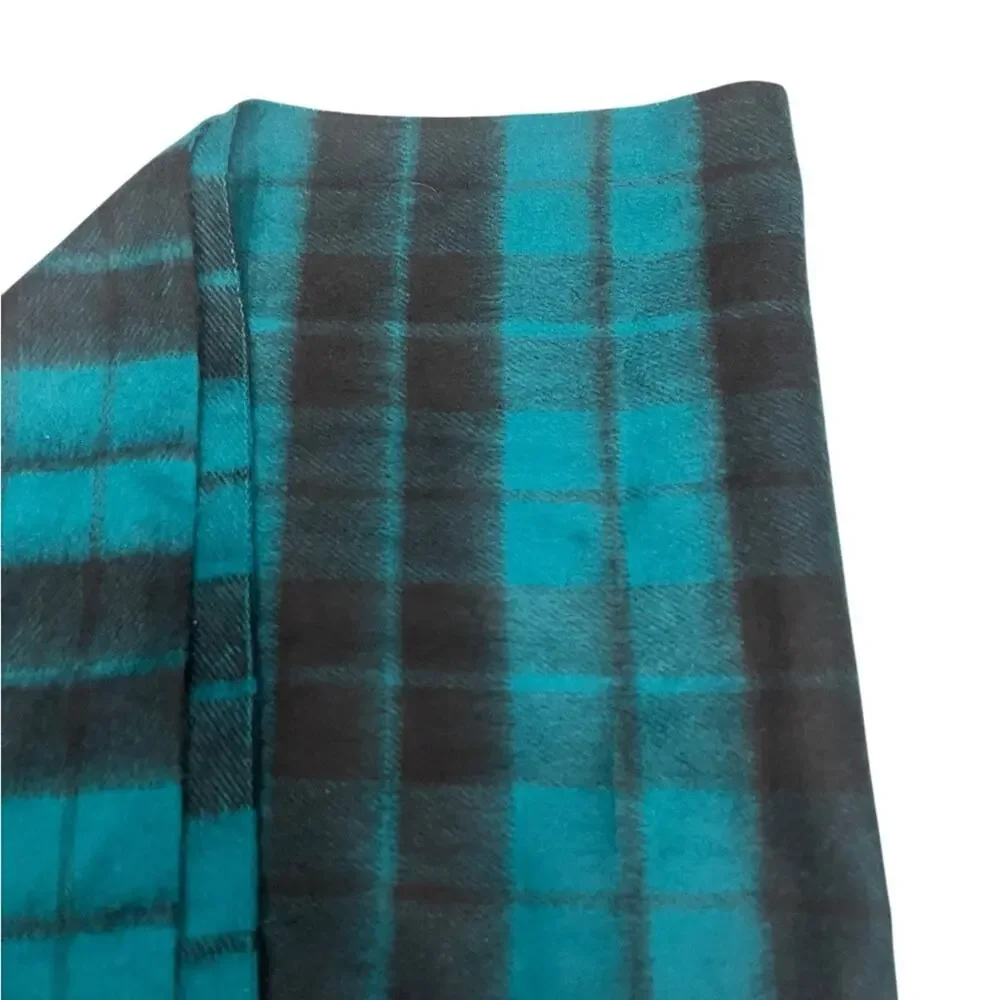 Christian Dior Vintage Cashmere Checkered Scarf Size: ONE SIZE